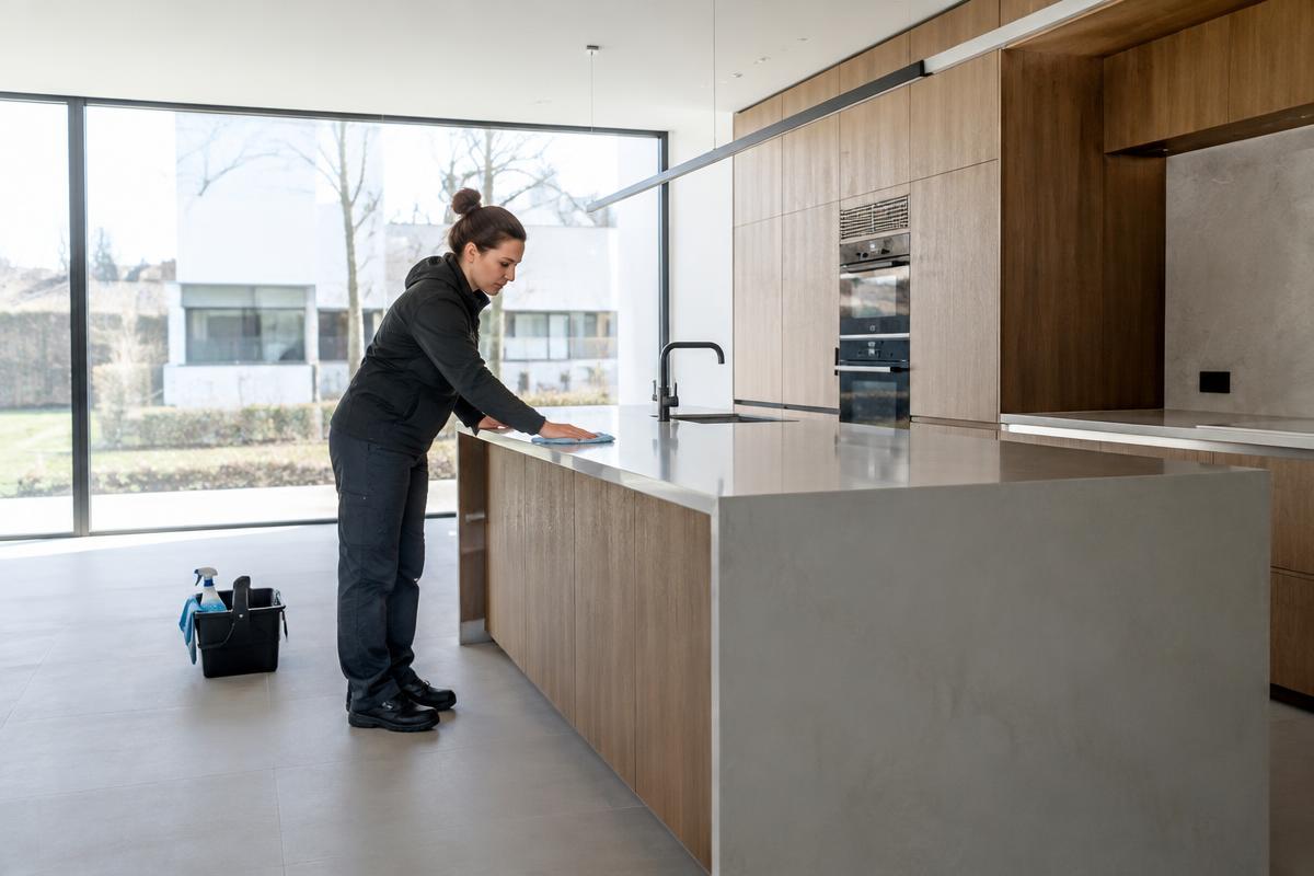 Opleverschoonmaak uitgevoerd door een professionele schoonmaker